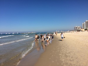 plaża w Tek Avivie